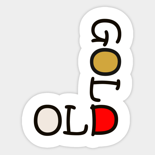 old is gold Sticker by El-Ektros